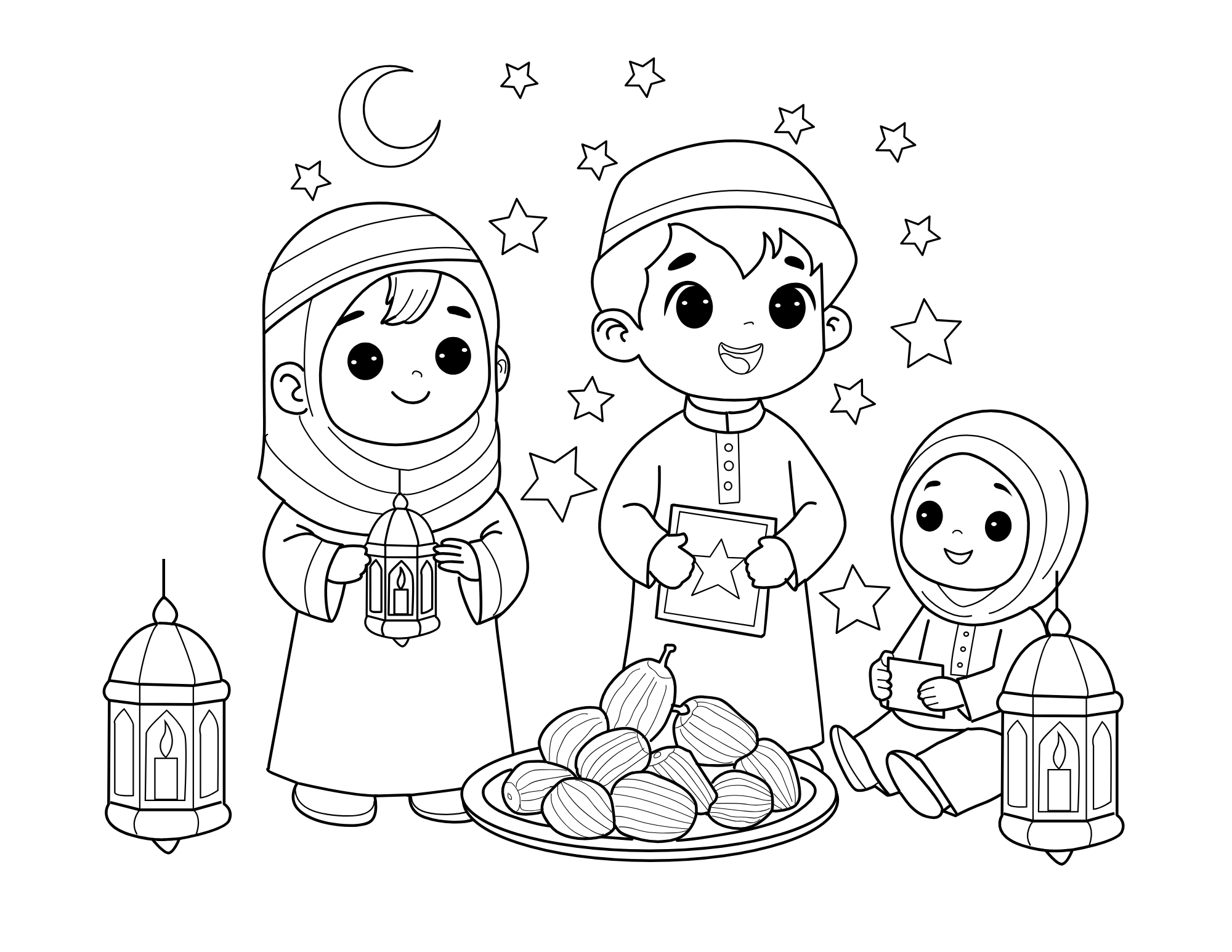 Muslim Religion Coloring Book - Image 2