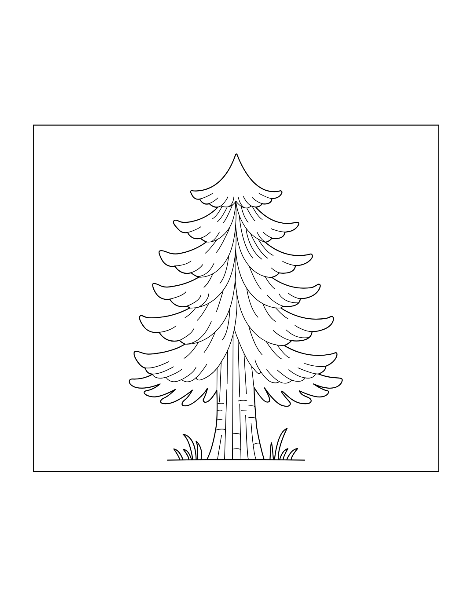 Tree Coloring Book - Image 2