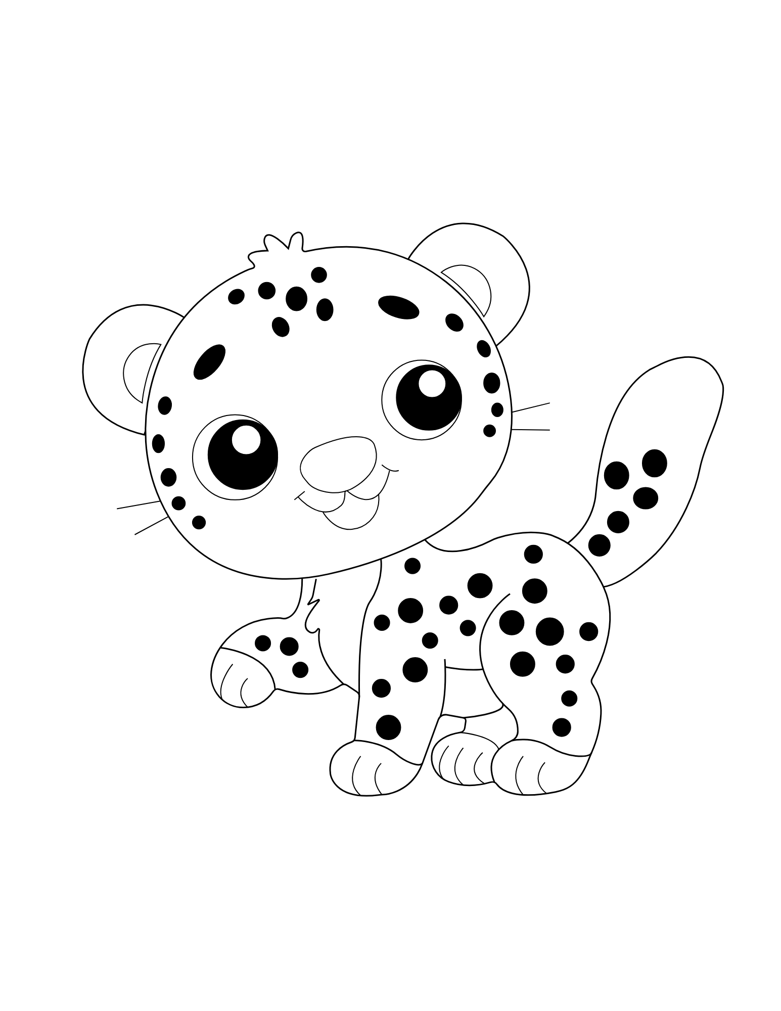 Cheetah Coloring Book - Image 2