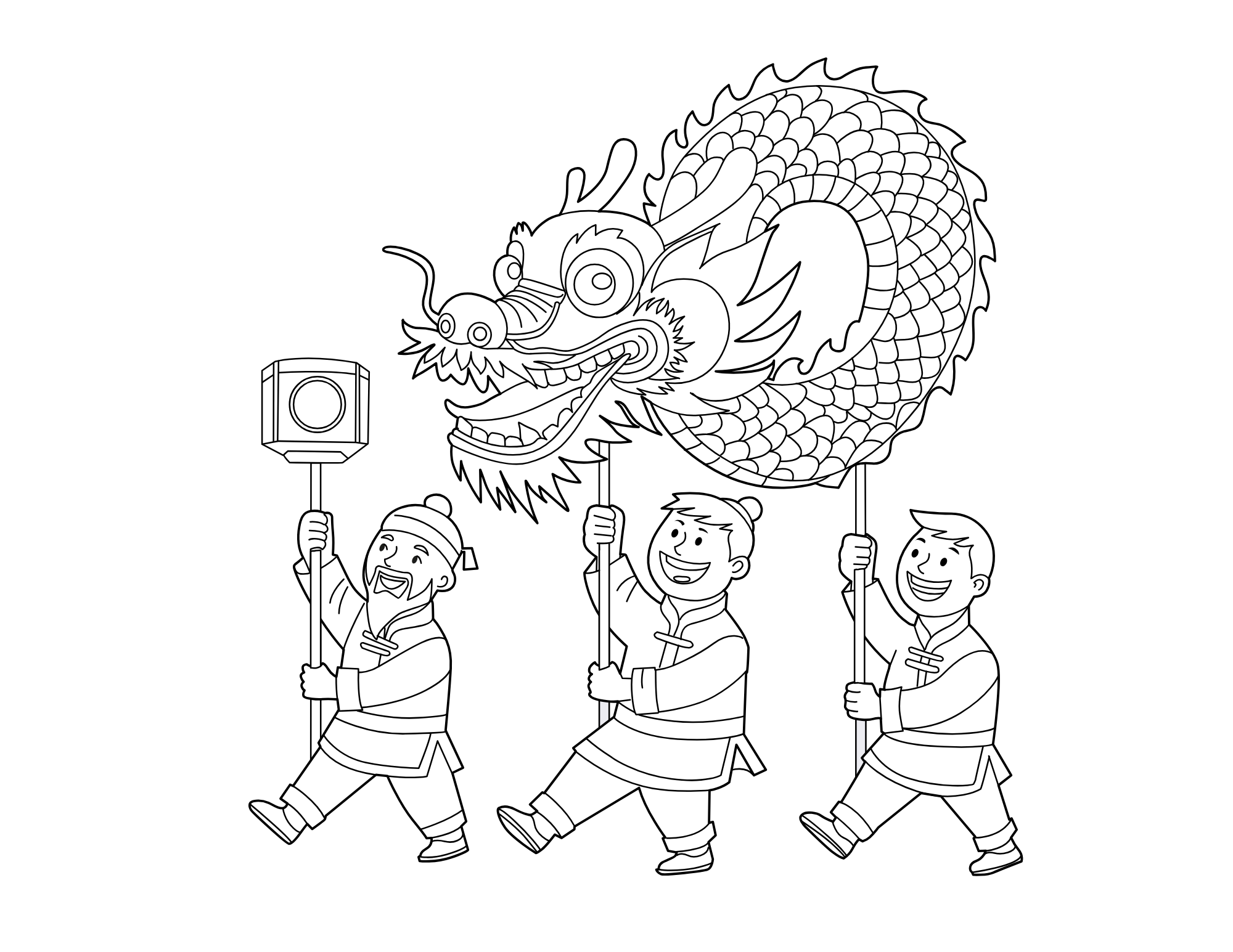 Chinese Coloring Book - Image 2
