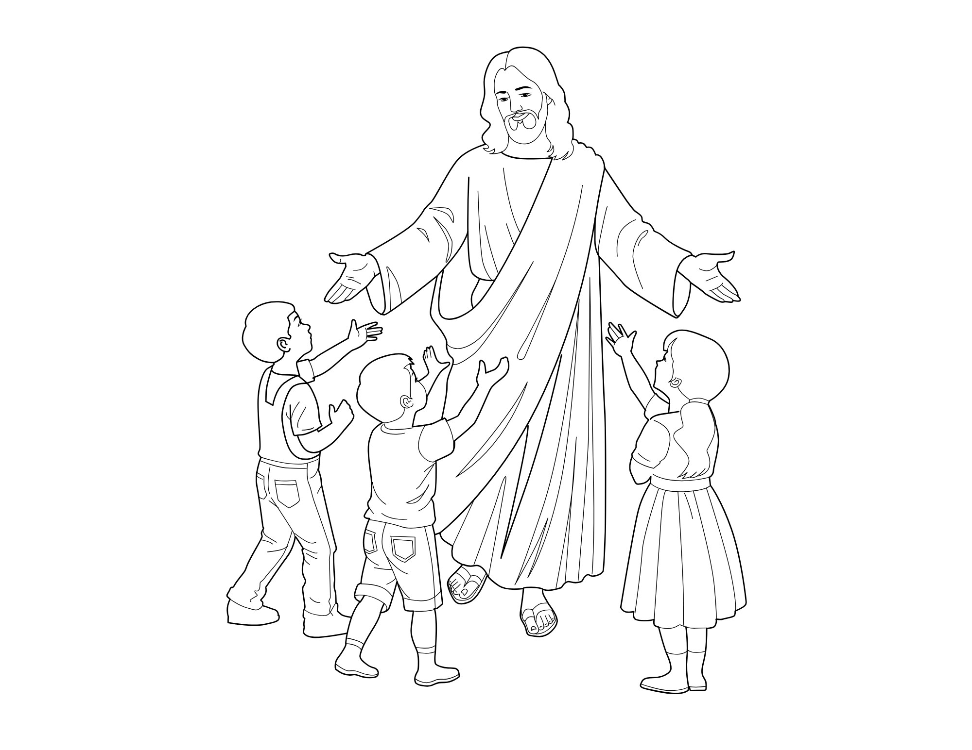 Christian Religion Coloring Book - Image 2