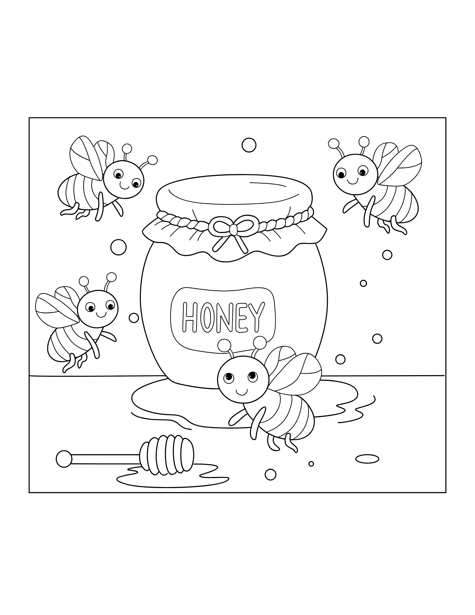Bees Coloring Book - Image 2