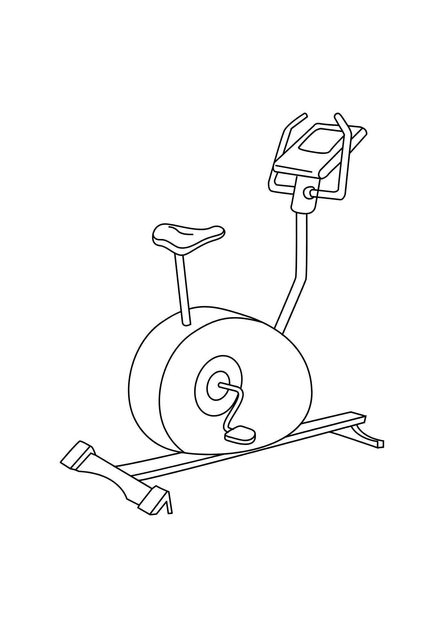 Exercise Equipments Coloring Book - Image 3
