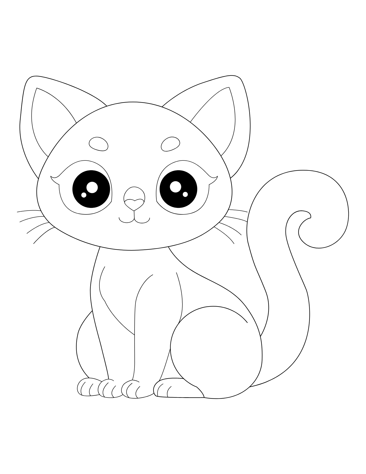 Cat Coloring Book - Image 2