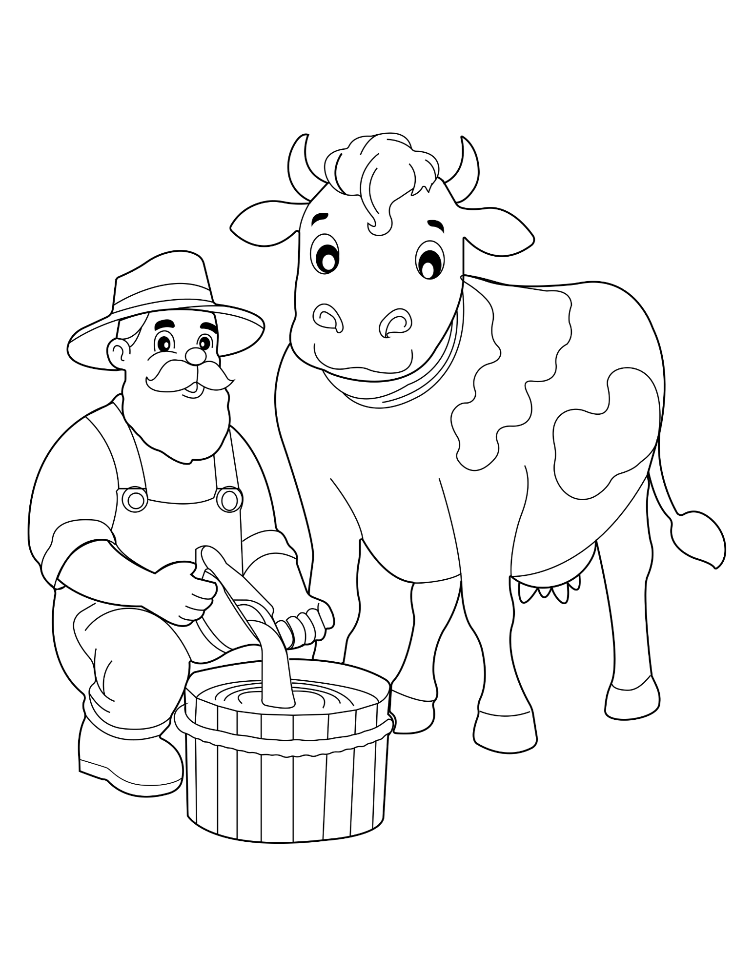 Cow Coloring Book - Image 2