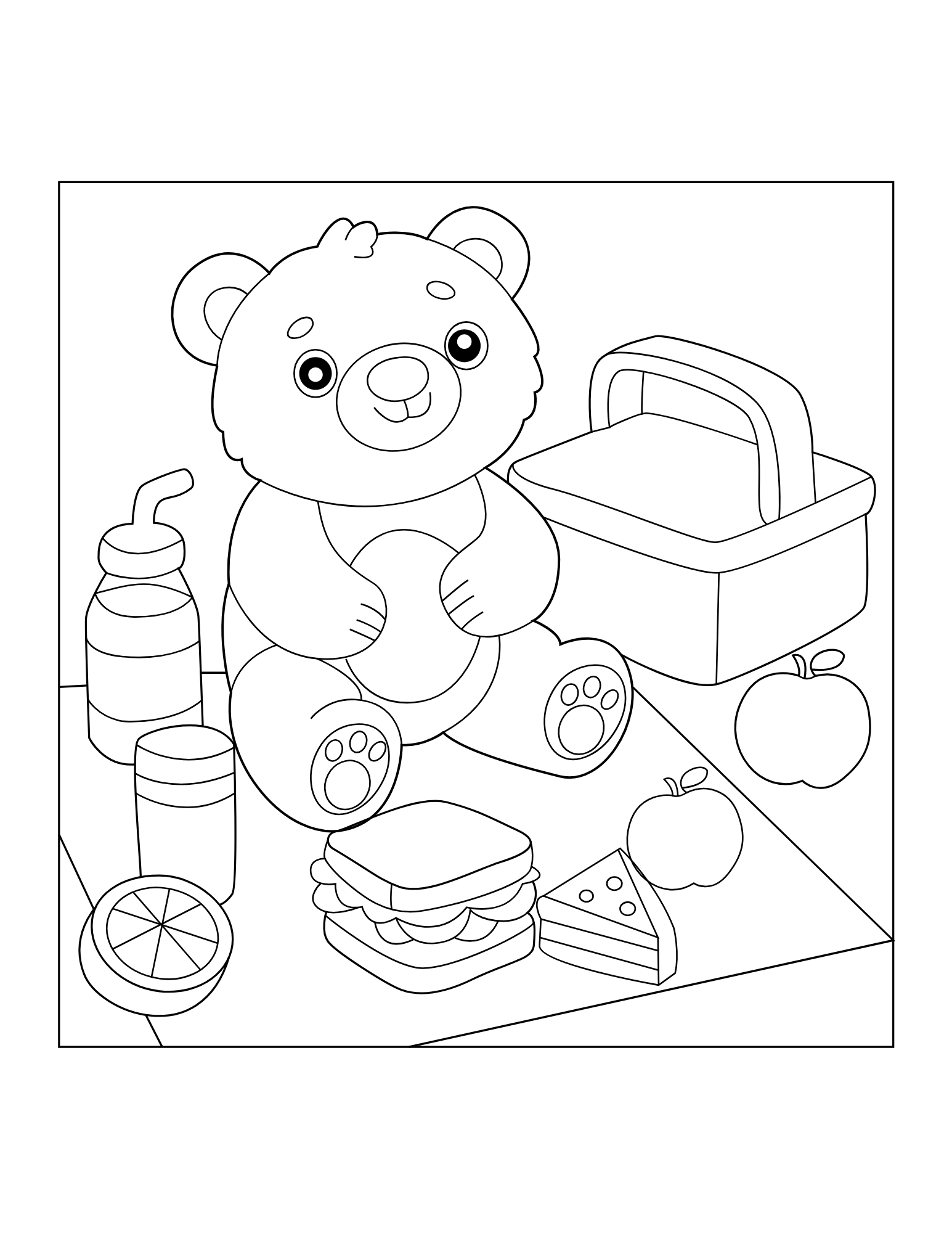 Bear Coloring Book - Image 2