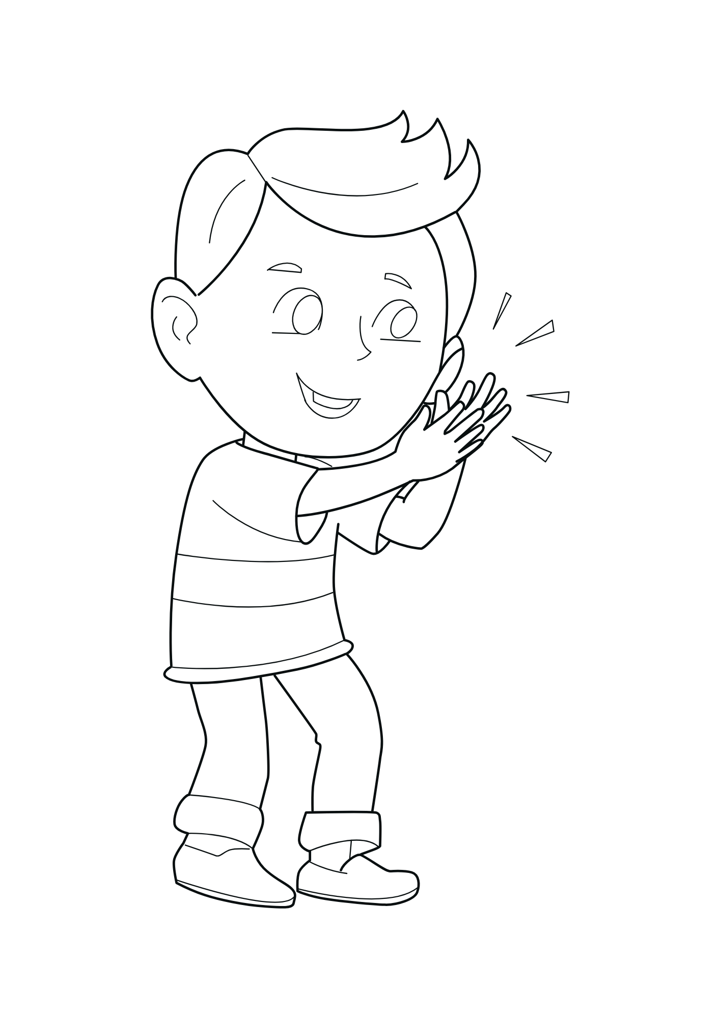 Action Words Coloring Book - Image 3