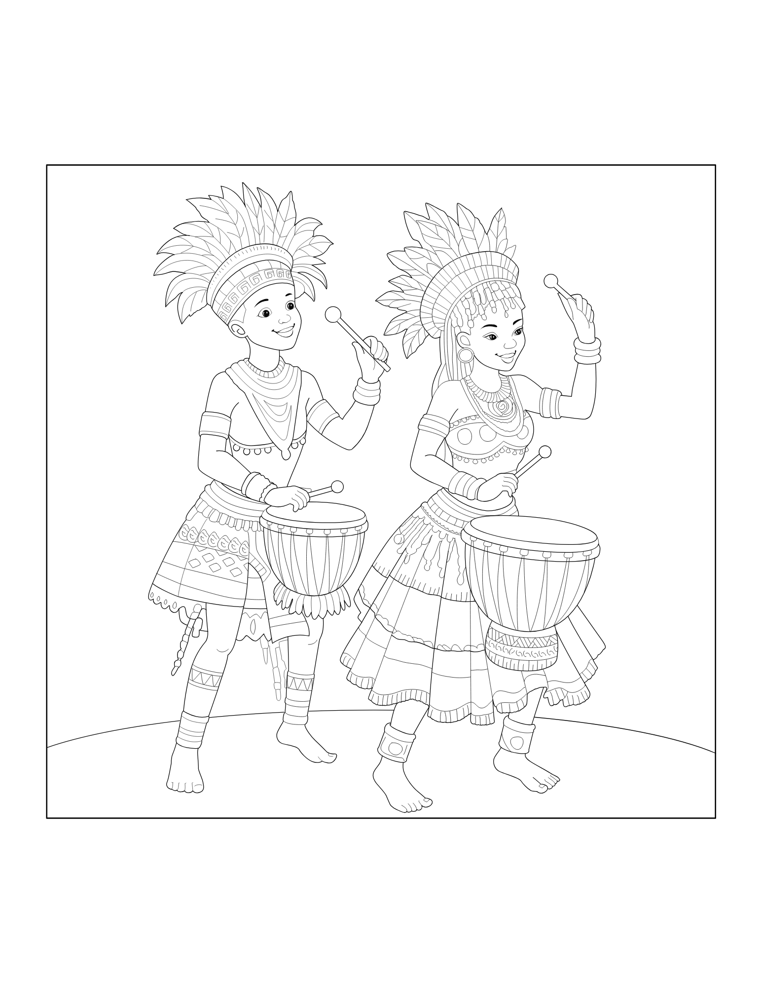 Africa Coloring Book - Image 3
