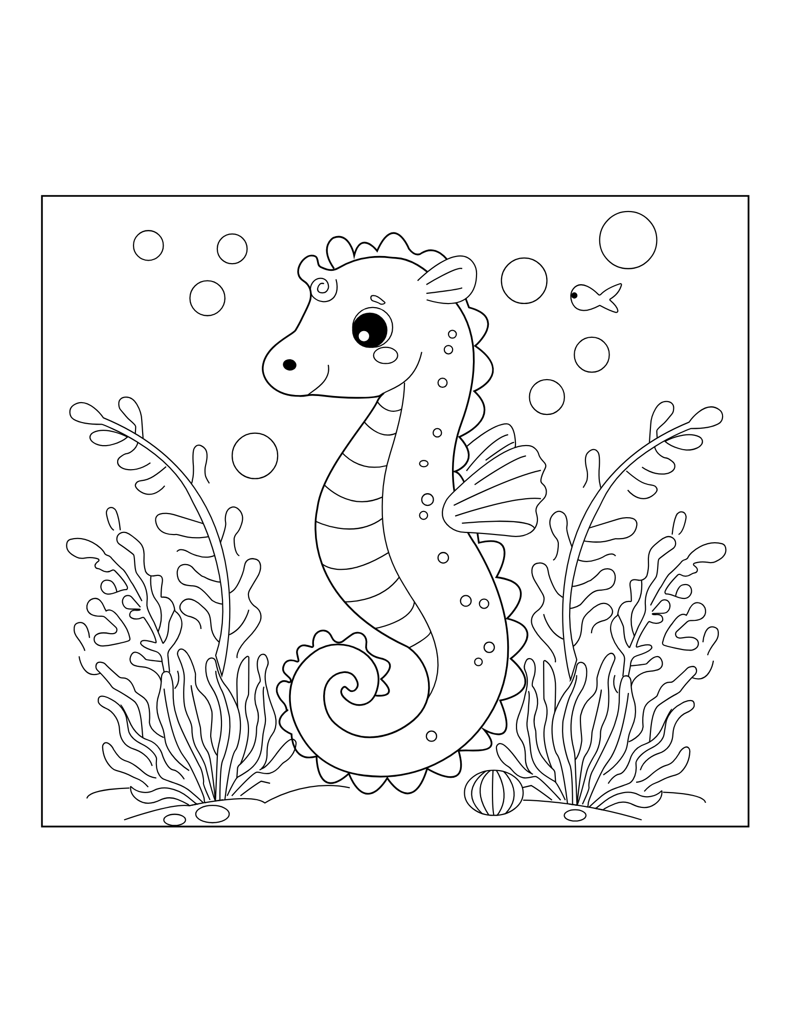 Aquatic Animal Coloring Book - Image 3