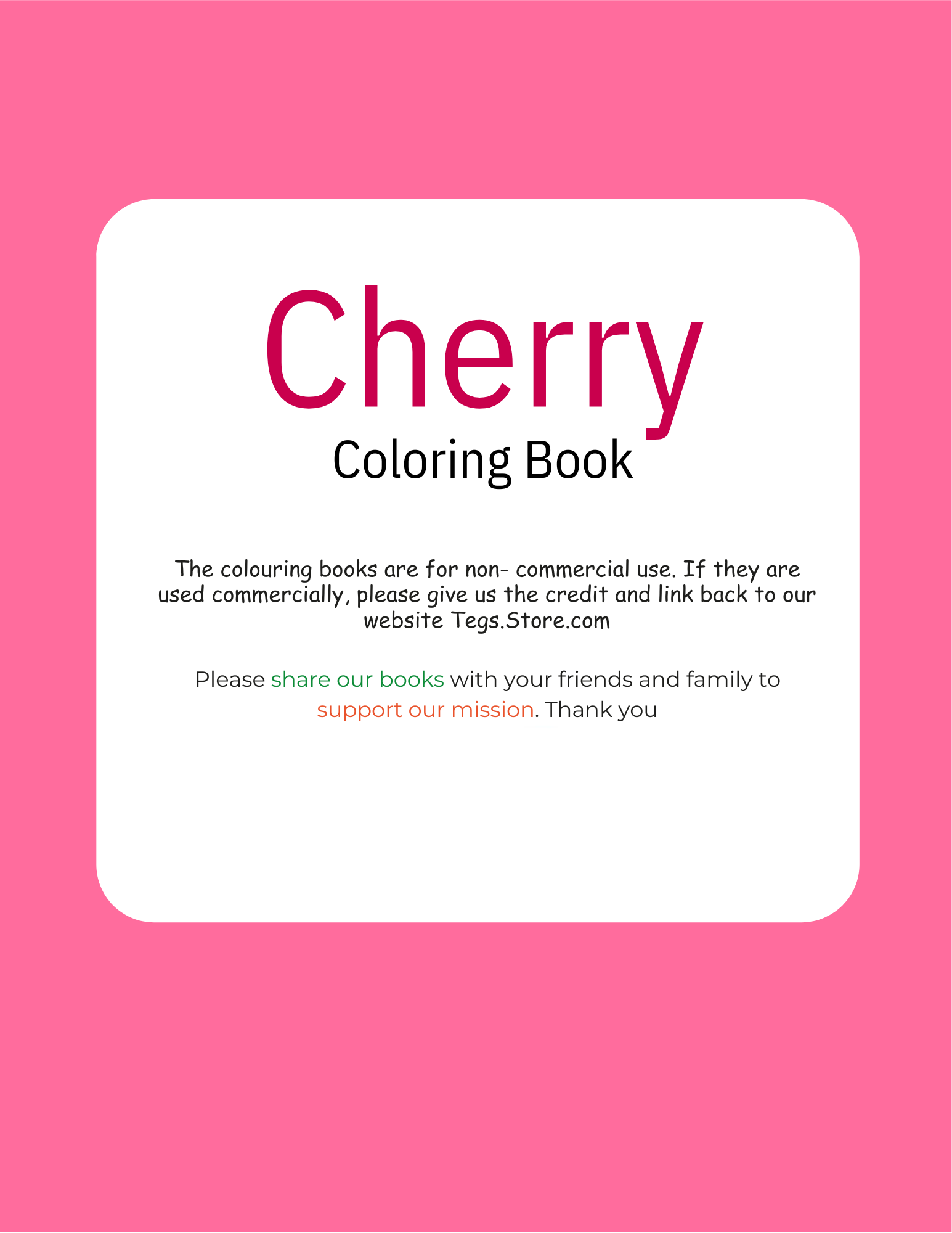 Cherry Coloring Book - Image 5