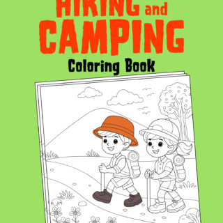 Hiking & Camping Coloring Book