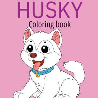 Husky Coloring Book
