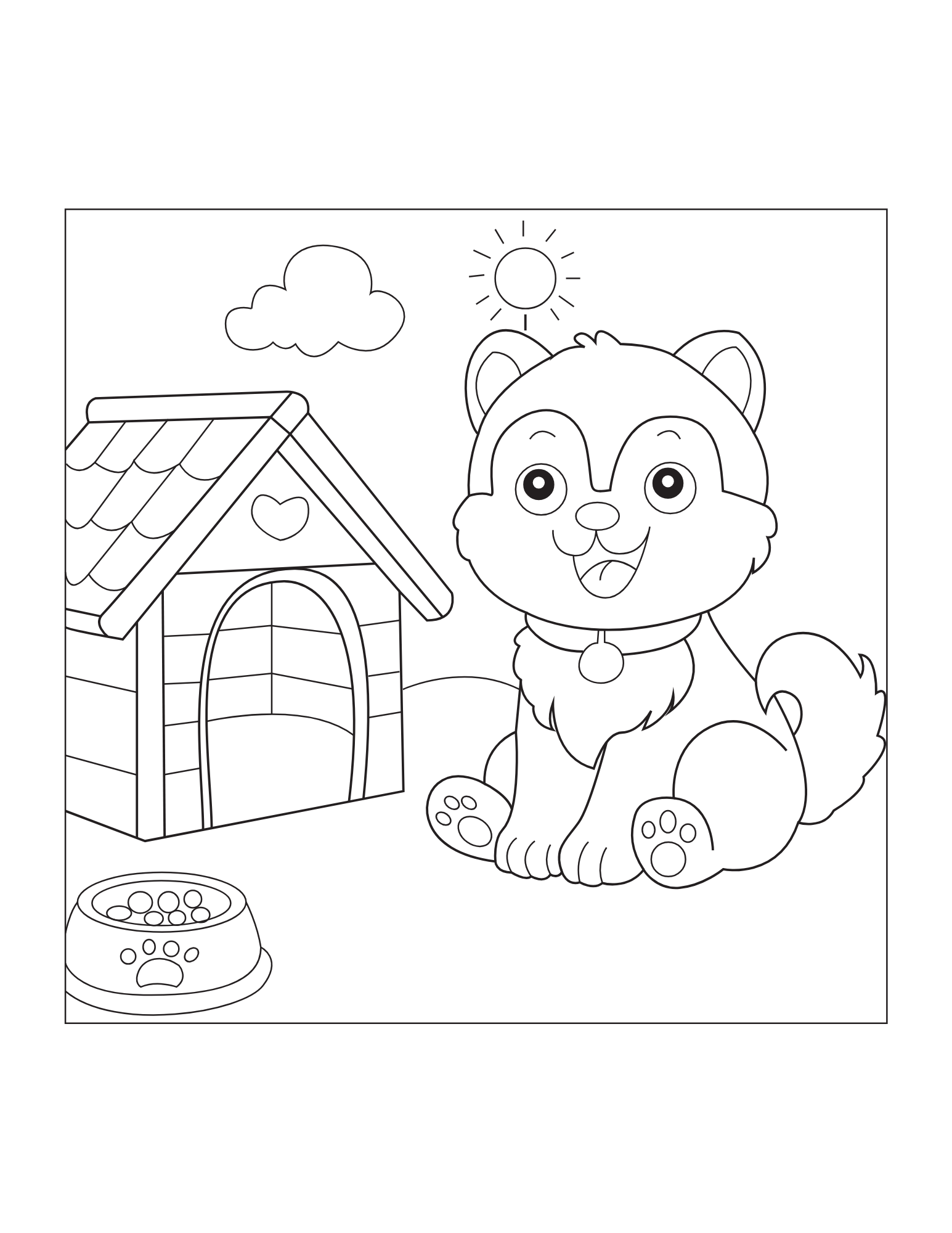 Husky Coloring Book - Image 5