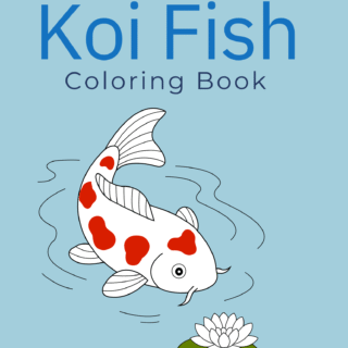 Koi Fish Coloring Book