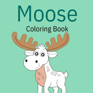 Moose Coloring Book