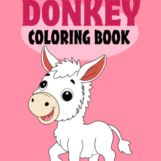 Donkey Coloring Book