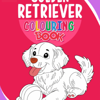 Golden Retriever Coloring Book