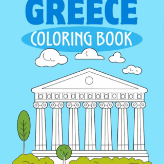 Greece Coloring Book