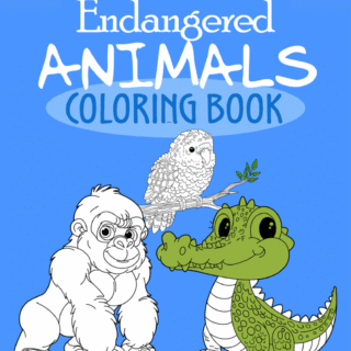 Endangered Animals Coloring Book