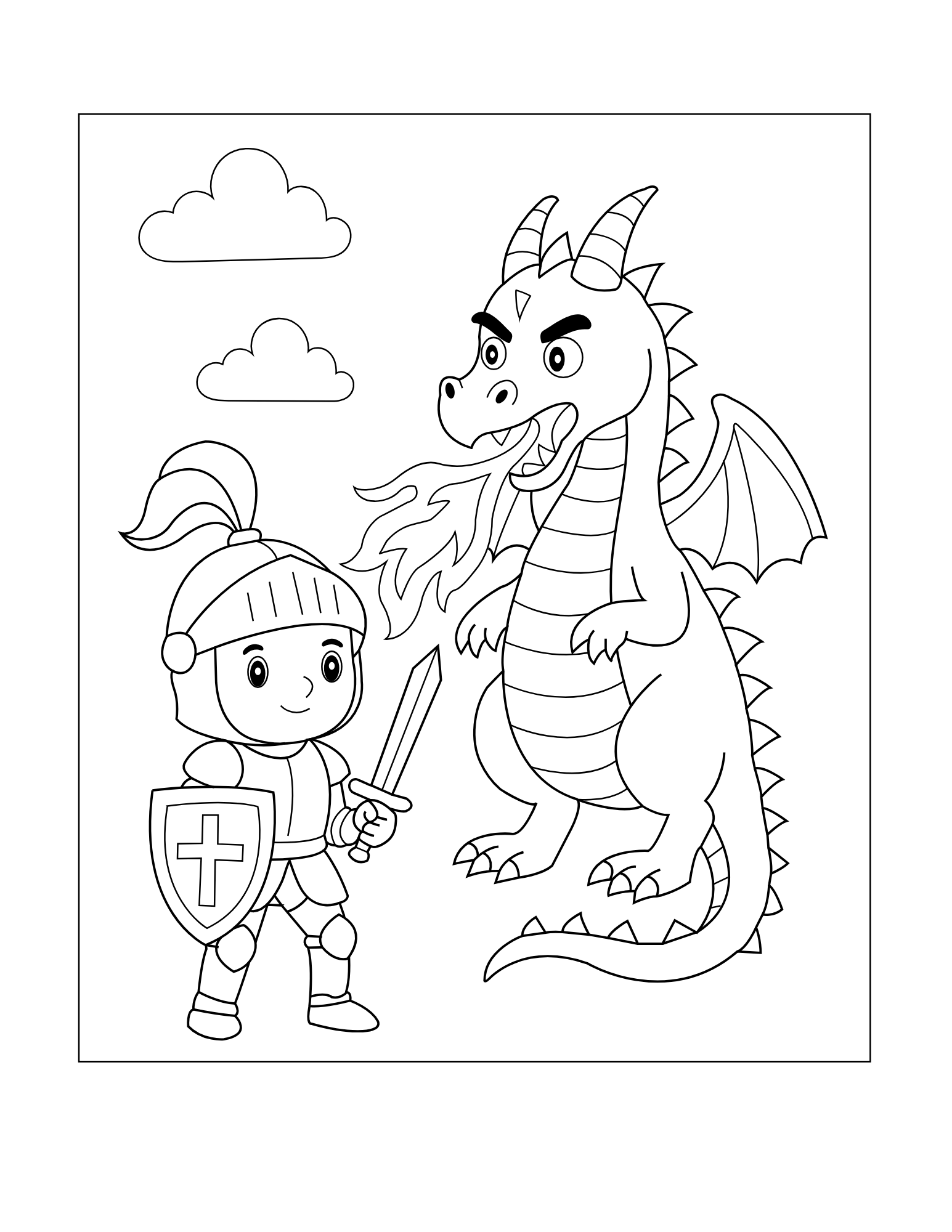 Knight Coloring Book - Image 4