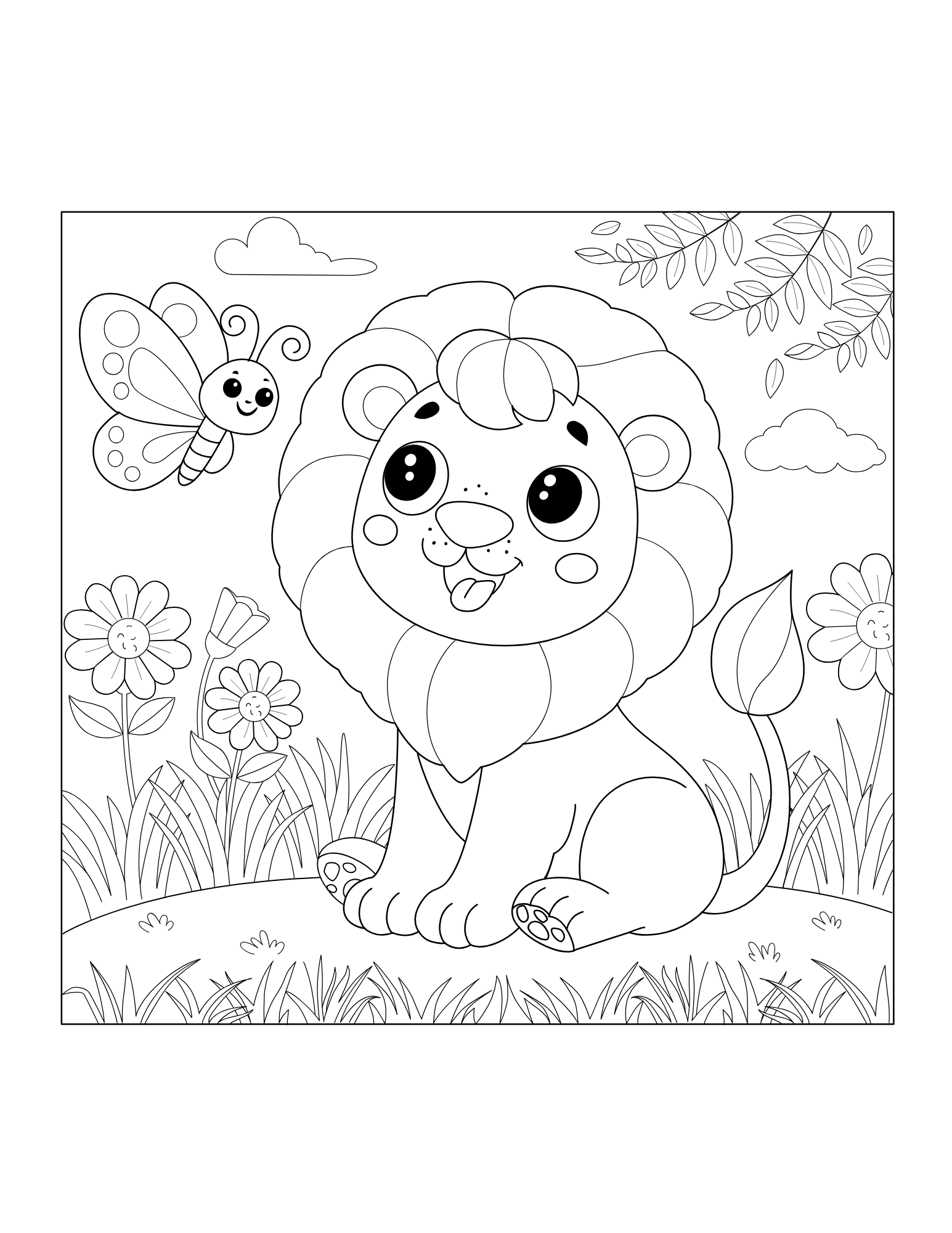 Lion Coloring Book - Image 4