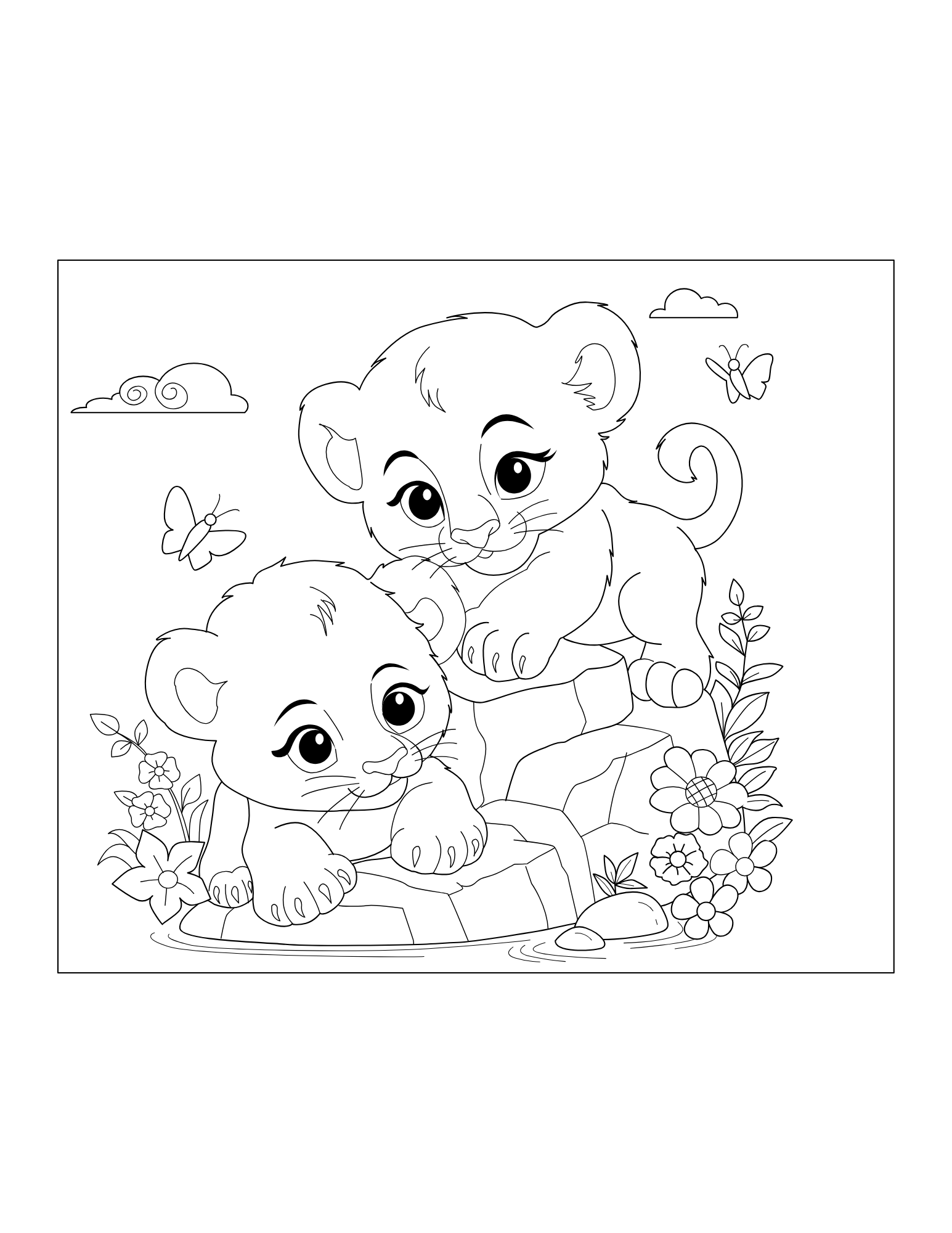 Lion Coloring Book - Image 2