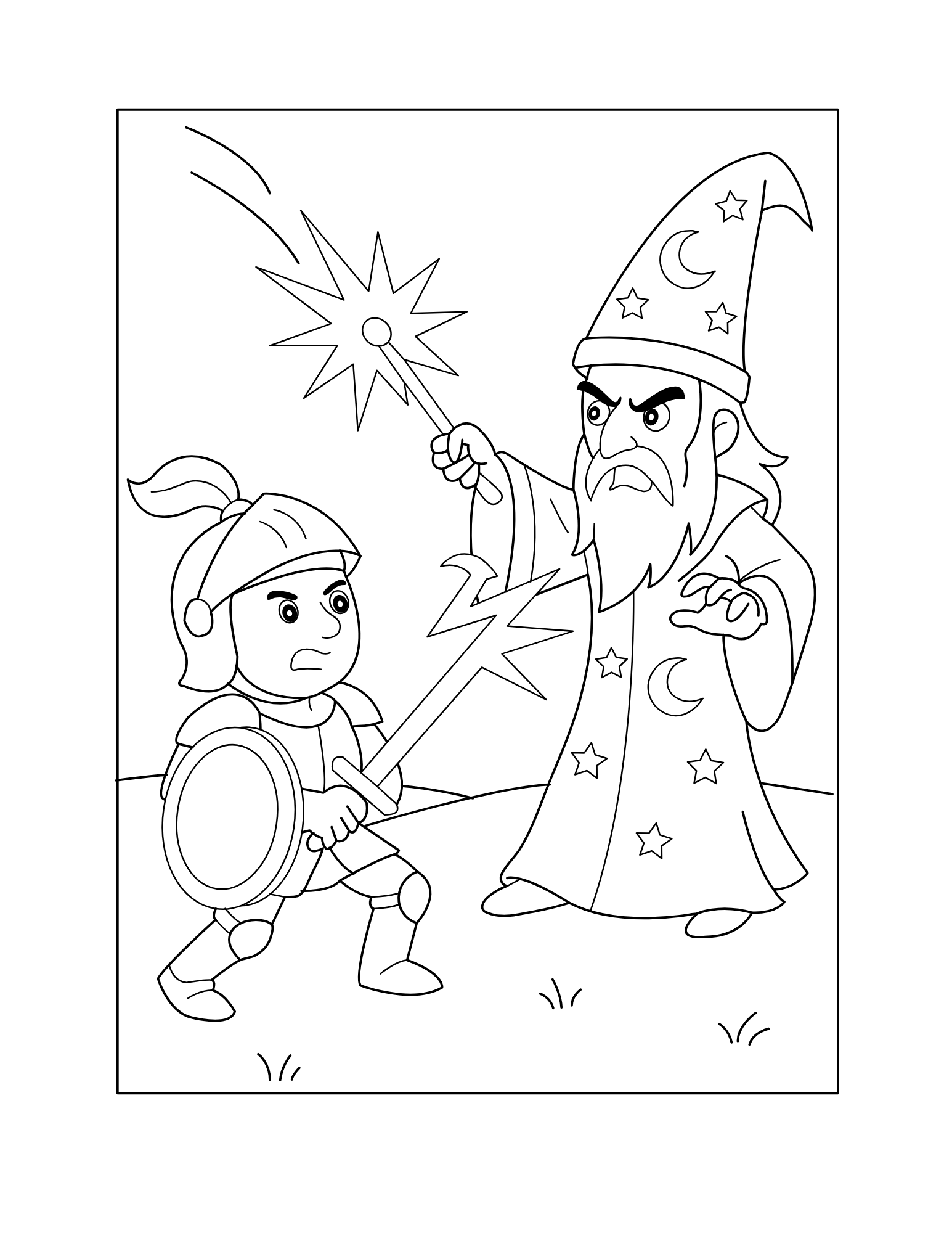 Knight Coloring Book - Image 3