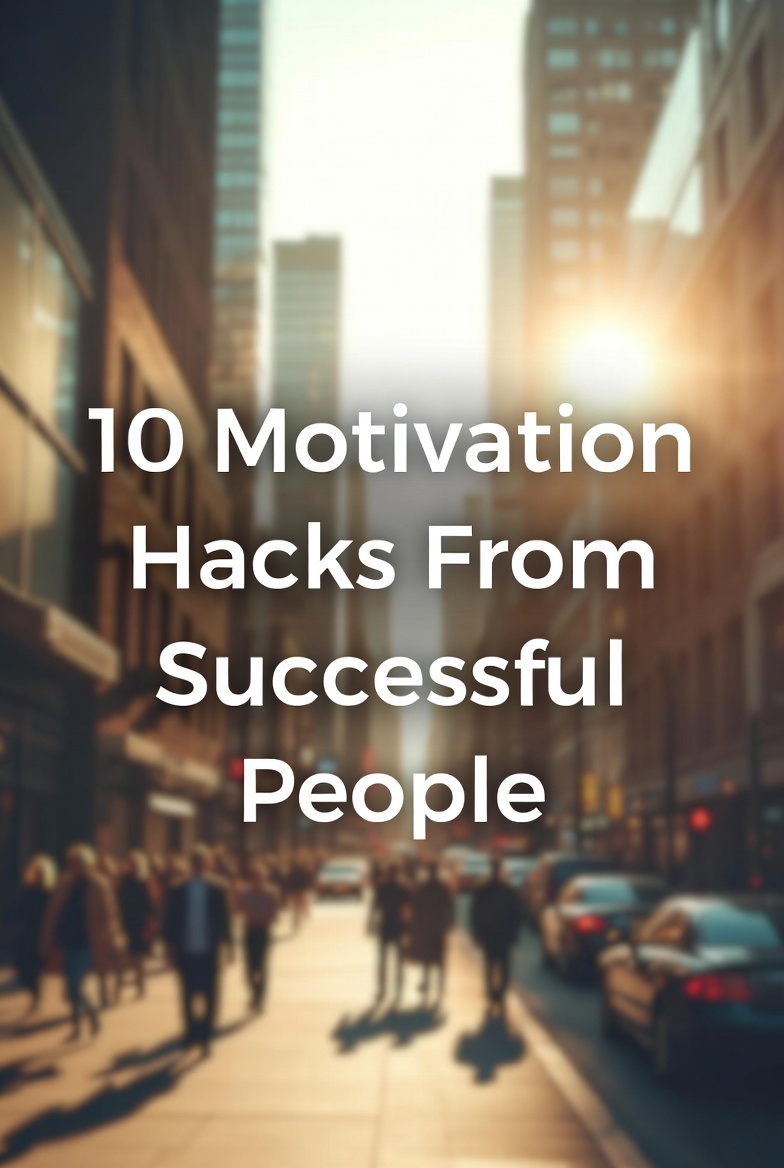 10 Motivation Hacks From Successful People