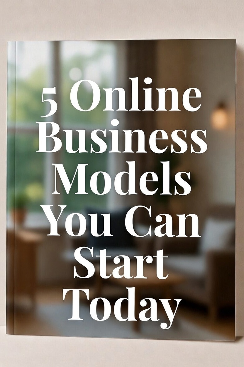 5 Online Business Models You Can Start Today