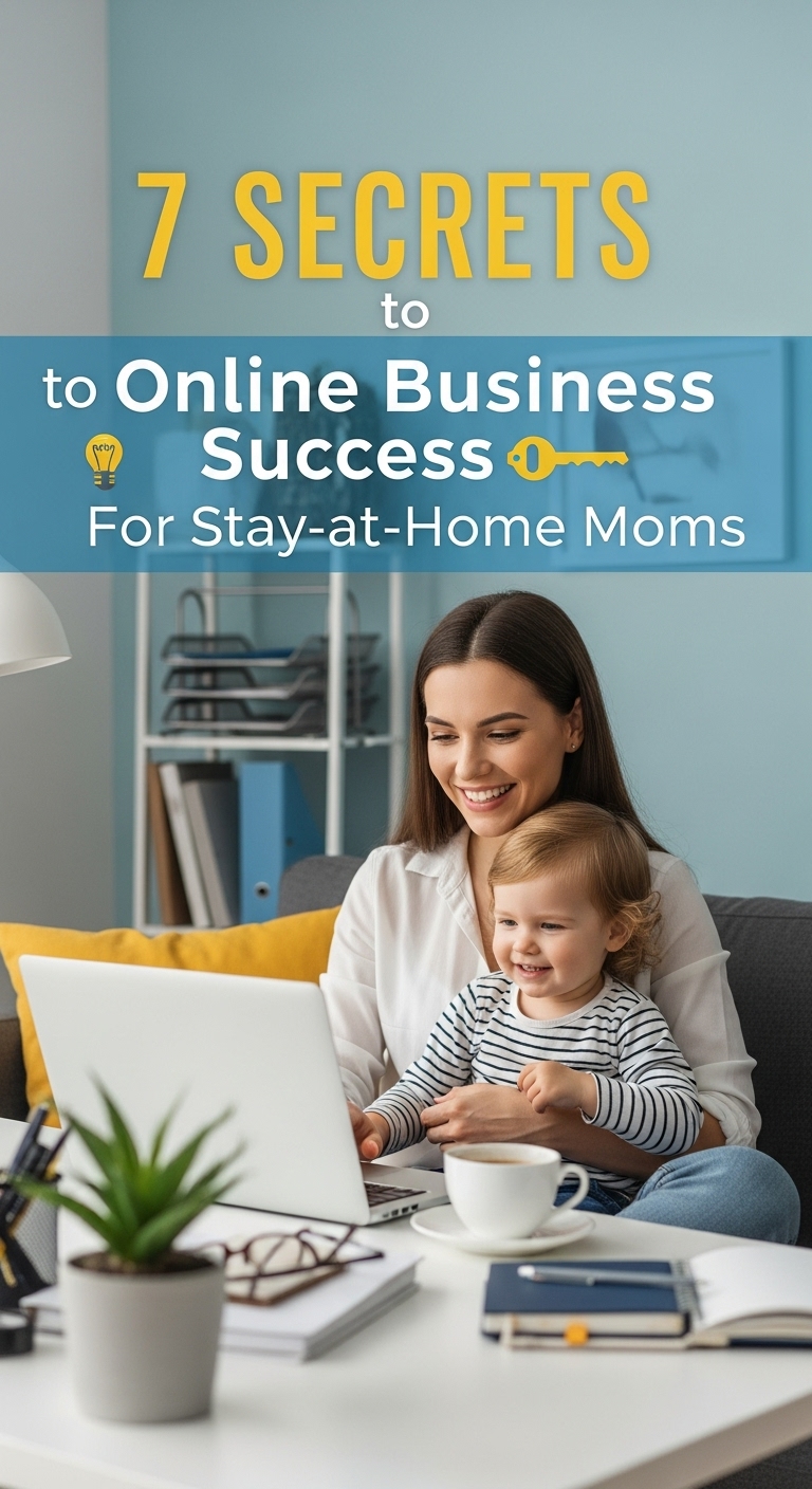 7 Secrets to Online Business Success for Stay at Home Moms